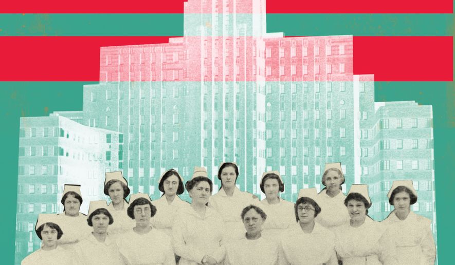 Diversity, equity and inclusion (DEI) in hospitals illustration by Linas Garsys / The Washington Times