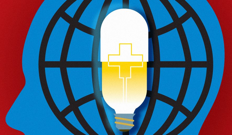 Drug prices and medical innovation around the world illustration by Linas Garsys / The Washington Times