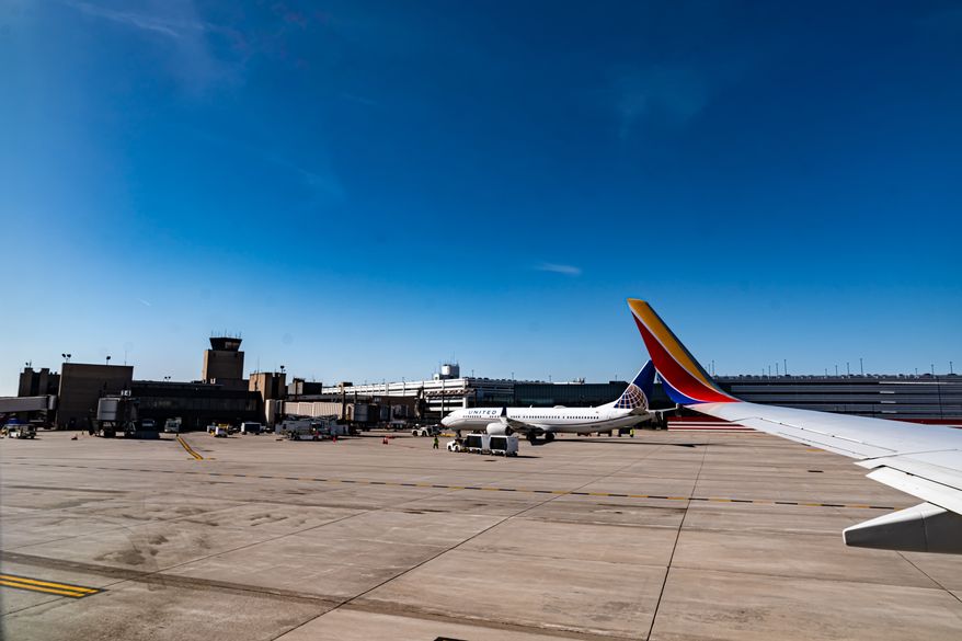 Outside of Eppley Airfield in Omaha, Nebraska. File photo credit: RebeccaDLev via Shutterstock.