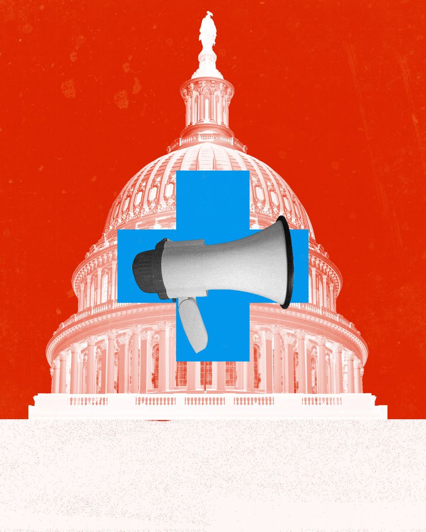 Building trust in the United States of America's federal health agencies illustration by Linas Garsys / The Washington Times