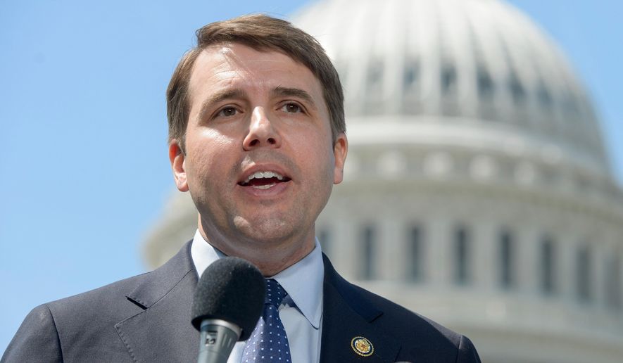 Rep. Chris Pappas, D-N.H., speaks during a news conference at the Capitol, April 29, 2025, in Washington. (AP Photo/Rod Lamkey, Jr., File)