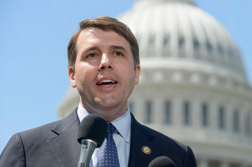 Rep. Chris Pappas, D-N.H., speaks during a news conference at the Capitol, April 29, 2025, in Washington. (AP Photo/Rod Lamkey, Jr., File)