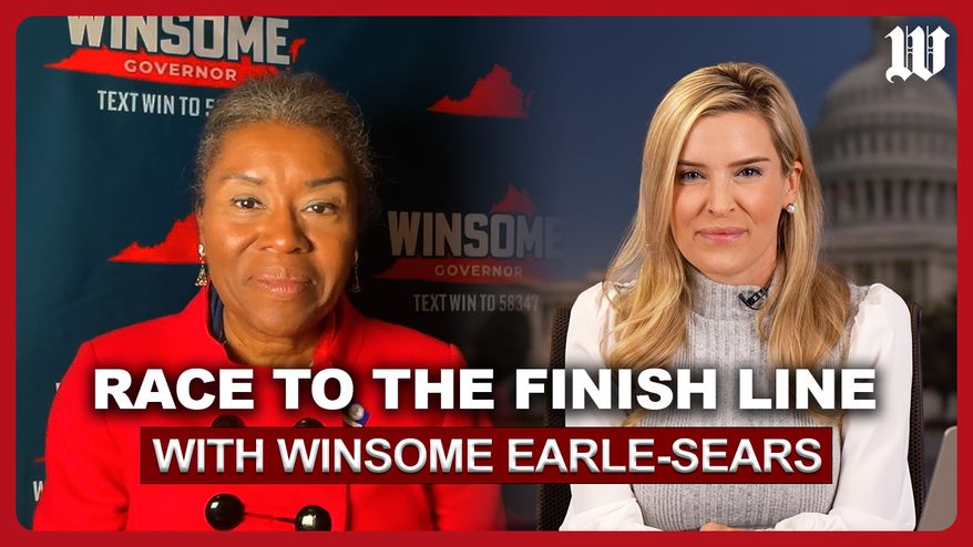 Virginia Lt. Gov. Winsome Earle-Sears welcomed President Trump's tepid endorsement of her gubernatorial campaign this week, saying he made clear he "wants me to win."