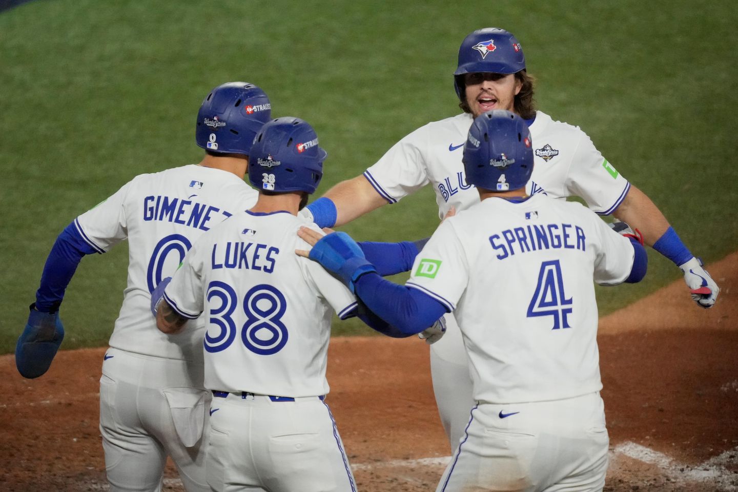 Blue Jays' Addison Barger hits the first pinch-hit grand slam in World Series history Blue Jays' Addison Barger hits the first pinch-hit grand slam in World Series history