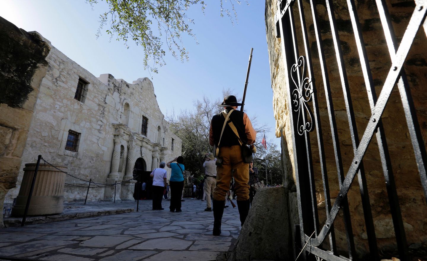 The CEO of the Alamo's historic site has resigned after a top Texas Republican criticized her