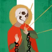 Christians in Nigeria holocaust illustration by Linas Garsys / The Washington Times