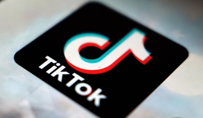 A view of the TikTok app logo, in Tokyo, Japan, Sept. 28, 2020. (AP Photo/Kiichiro Sato, File)