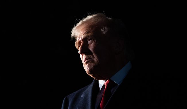 President Donald Trump talks to reporters as he departs the White House, Friday, Oct. 24, 2025, in Washington, for a trip to Asia. (AP Photo/Allison Robbert)