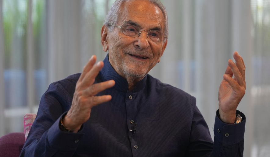 East Timor's President Jose Ramos-Horta speaks during an interview with The Associated Press in Kuala Lumpur, Malaysia, Monday, Oct. 27, 2025. (AP Photo/Rafiq Maqbool)