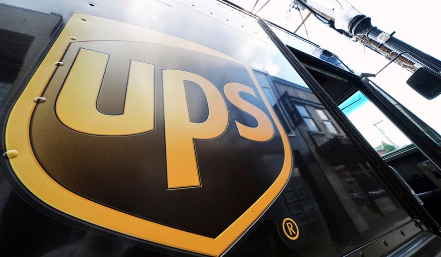 A United Parcel Service truck makes deliveries in Pittsburgh on June 25, 2025. (AP Photo/Gene J. Puskar, File)