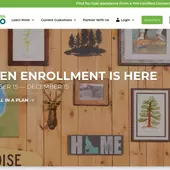 Idaho's health exchange opened earlier this month. Other states begin open enrollment on Saturday. (Screenshot of www.yourhealthidaho.org/)