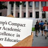 Nine major universities were invited to join the Trump administration's new Compact for Academic Excellence, but none have signed on. The proposal ties federal funding to new rules on tuition, DEI programs and admission standards.