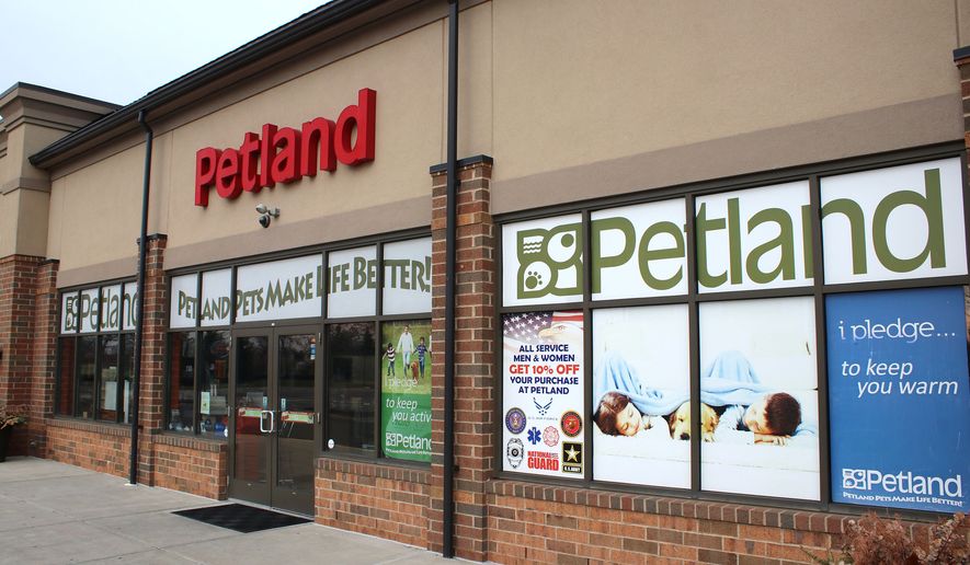 Petland is a privately owned operator and franchisor of pet stores based in Chillicothe, Ohio with over 131 stores nationwide. Columbus, OH/USA April 10,2019 (Courtesy Eric Glenn/Shutterstock)