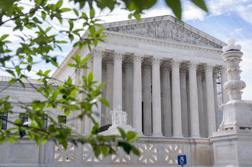 The Supreme Court building is seen, June 27, 2024, in Washington. (AP Photo/Mark Schiefelbein, File)