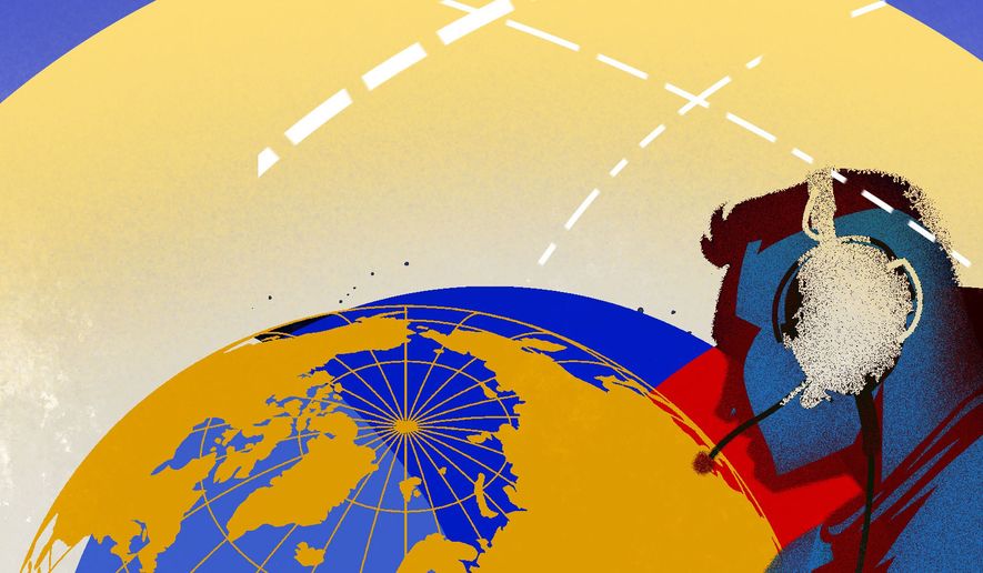 Golden Dome and the United States of America's national security illustration by Linas Garsys / The Washington Times