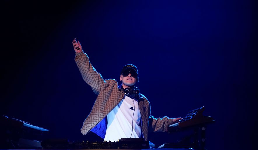 Bizarrap performs during the 24th annual Latin Grammy Awards in Seville, Spain, on Nov. 16, 2023. (Photo by Jose Breton/Invision/AP) **FILE**