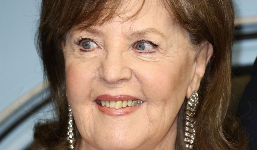 Pauline Collins appears at the premiere of "The Time of Their Lives" in London on March 8, 2016. (Photo by Joel Ryan/Invision/AP, File)