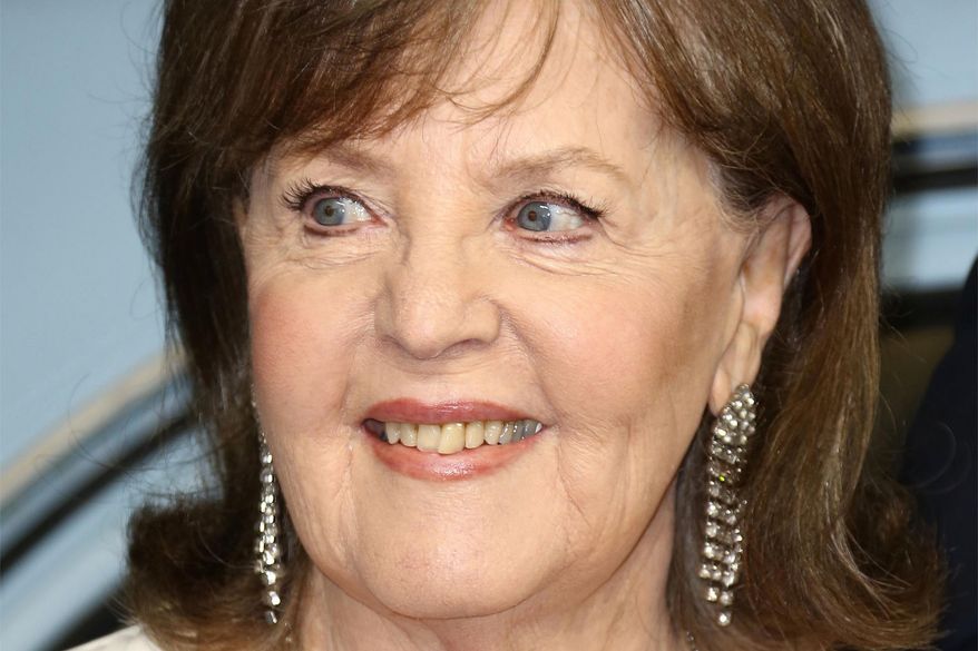 Pauline Collins appears at the premiere of "The Time of Their Lives" in London on March 8, 2016. (Photo by Joel Ryan/Invision/AP, File)