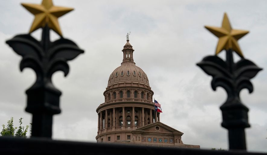 The State Capitol is seen in Austin, Texas, on June 1, 2021. (AP Photo/Eric Gay, File)