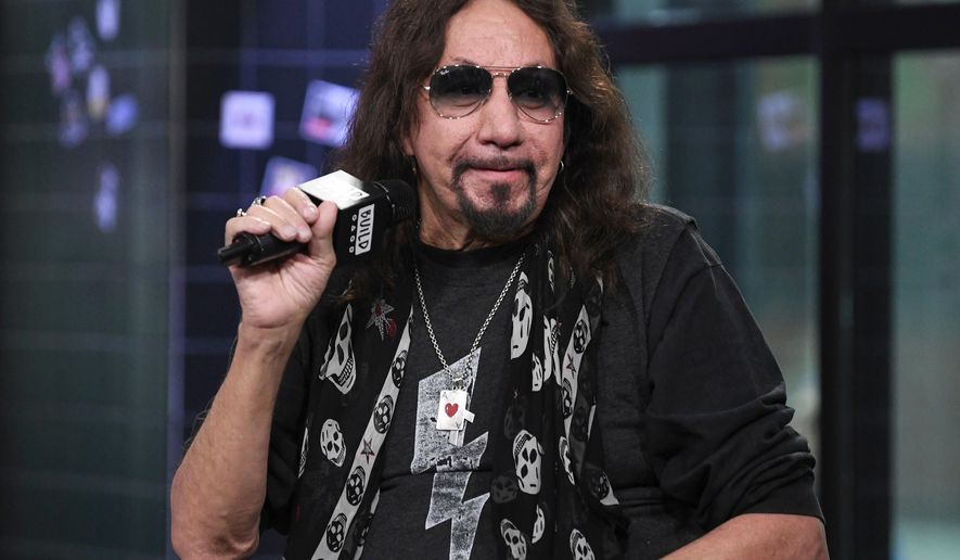 Ace Frehley participates in the BUILD Speaker Series to discuss his album "Spaceman" in New York on Oct. 16, 2018. (Photo by Evan Agostini/Invision/AP, File)
