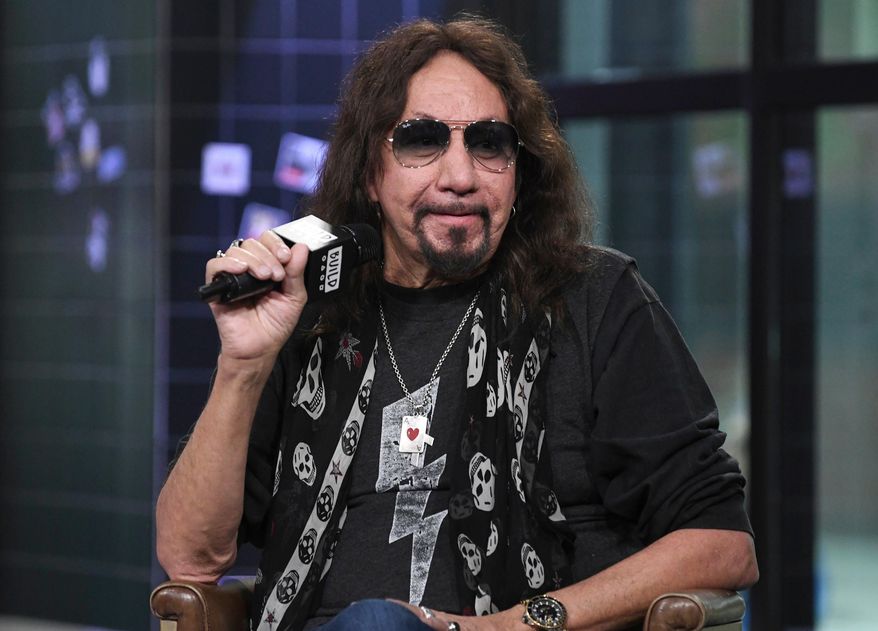 Ace Frehley participates in the BUILD Speaker Series to discuss his album "Spaceman" in New York on Oct. 16, 2018. (Photo by Evan Agostini/Invision/AP, File)