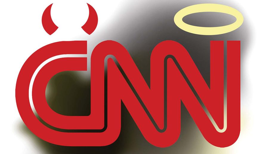 Soul of CNN illustration by Alexander Hunter/The Washington Times