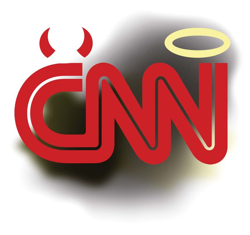 Soul of CNN illustration by Alexander Hunter/The Washington Times