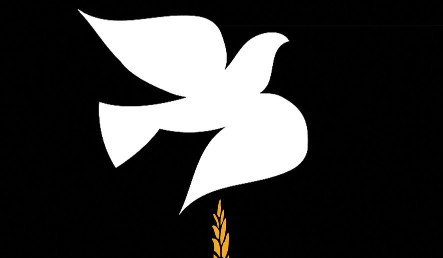 Peace and trade between Azerbaijan and Armenia illustration by Alexander Hunter/The Washington Times