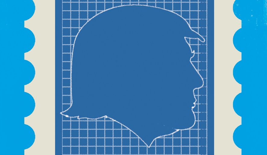 Donald Trump's Old Post Office renovations illustration by Linas Garsys / The Washington Times