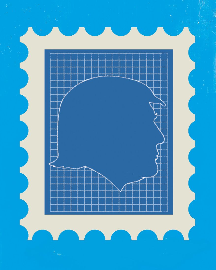 Donald Trump's Old Post Office renovations illustration by Linas Garsys / The Washington Times