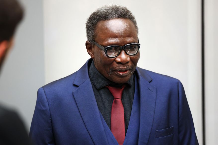 FILE - Ali Muhammad Ali Abd–Al-Rahman, also known as Ali Kushayb, attends a hearing at the International Criminal Court (ICC) in The Hague, Netherlands, Monday, Oct. 6, 2025. (Piroschka van de Wouw/Pool Photo via AP, File)