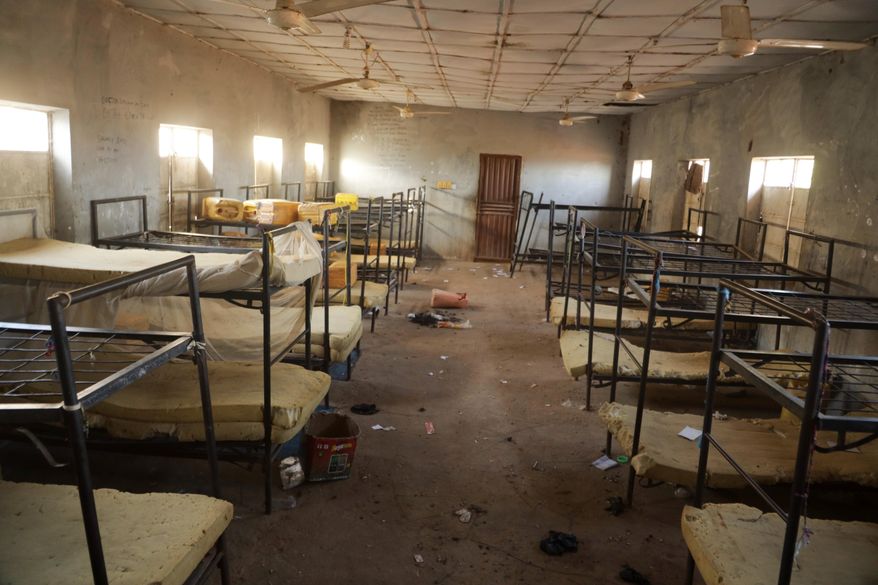 The dormitories where gunmen kidnapped school children is seen in Kebbi, Nigeria, Monday, Nov. 17, 2025. (AP Photo/Deeni Jibo)