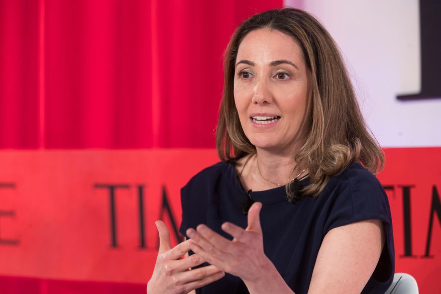 Dr. Pardis Sabeti Professor, Center for Systems Biology and Department of Organismic and Evolutionary Biology Harvard speaks during the during the TIME 100 Summit, April 23, 2019, in New York. (AP Photo/Mary Altaffer, file)
