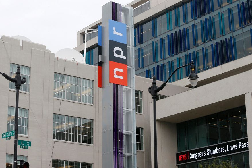 National Public Radio (NPR) on North Capitol Street in Washington, April 15, 2013. (AP Photo/Charles Dharapak, File)