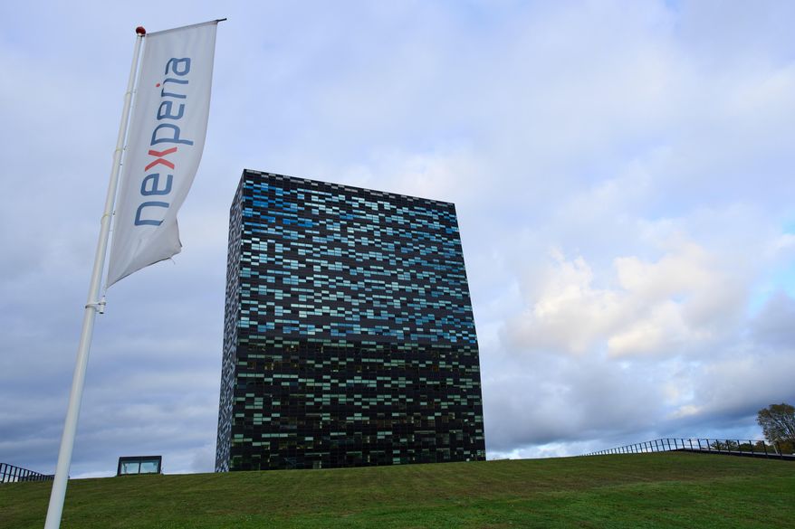 The head office of Chinese-owned chipmaker Nexperia is seen in Nijmegen, Netherlands, Tuesday, Oct. 14, 2025. (AP Photo/Peter Dejong, File)