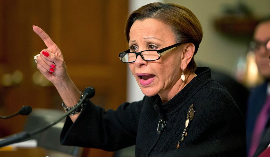 Rep. Nydia Velazquez, D-N.Y. speaks on Capitol Hill on Jan 12, 2016, in Washington. (AP Photo/Jacquelyn Martin, File)