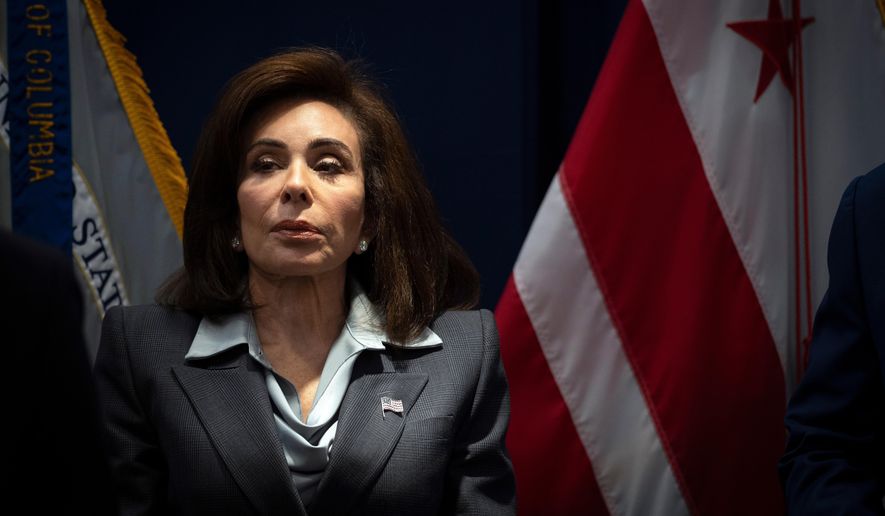 U.S. Attorney Jeanine Pirro, Wednesday, Nov. 12, 2025, in Washington. (AP Photo/Cliff Owen)