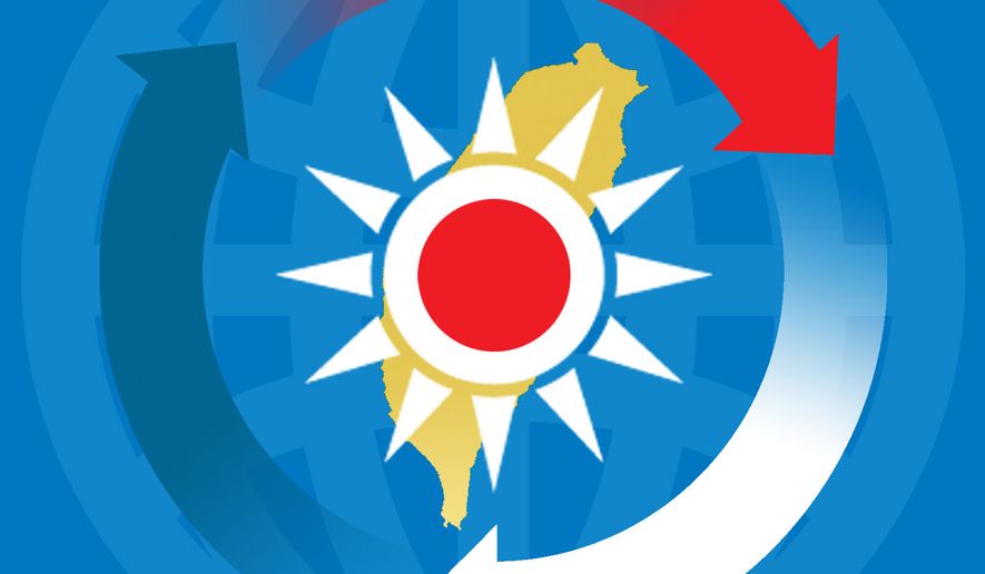 Taiwan reform and Japan illustration by Linas Garsys / The Washington Times