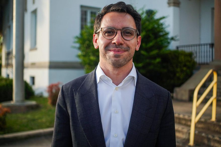 In this undated photo released by the James Fishback 2026 Campaign, James Fishback, an investor who formally announced on Nov. 24, 2025 that he's running for Florida governor as a Republican, poses for a portrait. (James Fishback 2026 Campaign via AP)