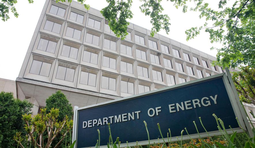 The Department of Energy in Washington, May 1, 2015. (AP Photo/Jacquelyn Martin, File)