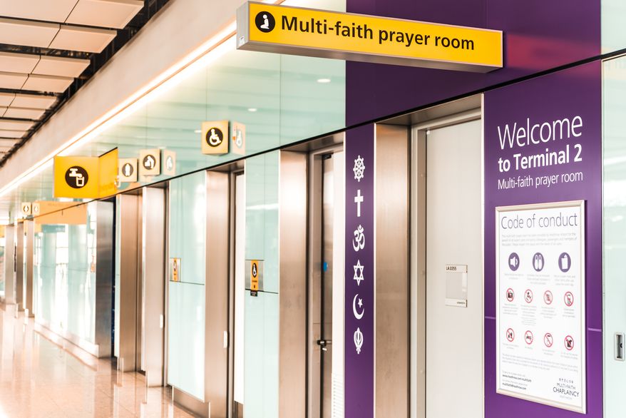 With peak holiday travel starting just after the government shutdown's flight restrictions, hope for a moment of peace at an airport can feel like a wing and a prayer. But quiet and worship are just what airport chapels have provided for decades to travelers and to the airport workers that many were originally designed for. File photo credit: Damian Lugowski via Shutterstock.