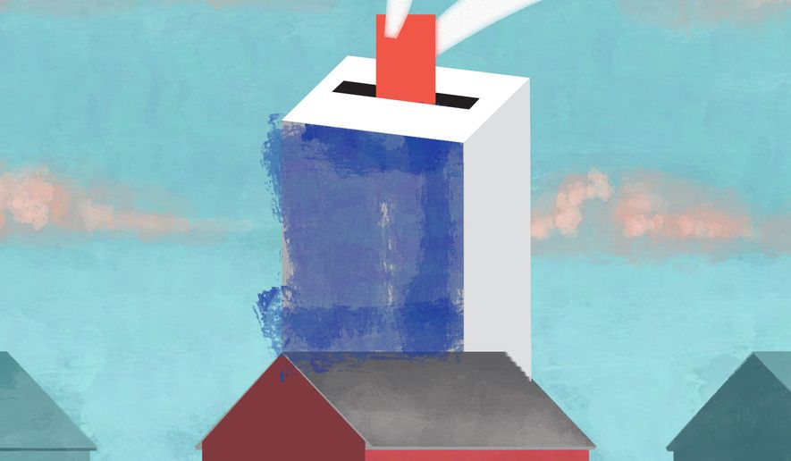 Affordable housing to win voters in elections illustration by Linas Garsys / The Washington Times