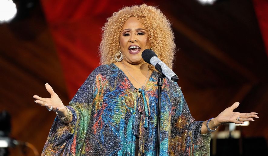 FILE - Darlene Love performs during the Boston Pops Fireworks Spectacular in Boston on July 4, 2024. (AP Photo/Michael Dwyer, File)