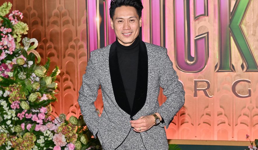 Director Jon M. Chu attends the premiere of "Wicked: For Good" at Lincoln Center, Monday, Nov. 17, 2025, in New York. (Photo by Evan Agostini/Invision/AP)