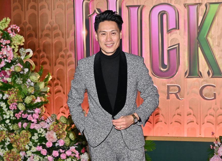 Director Jon M. Chu attends the premiere of "Wicked: For Good" at Lincoln Center, Monday, Nov. 17, 2025, in New York. (Photo by Evan Agostini/Invision/AP)