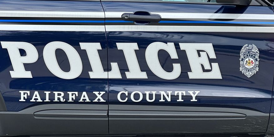 Fairfax County Police department sign decal on vehicle. File photo credit: DCStockPhotography via Shutterstock.
