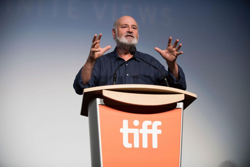 Director Rob Reiner attends the premiere for "LBJ" on day 8 of the Toronto International Film Festival at Roy Thomson Hall, Thursday, Sept. 15, 2016, in Toronto. (Photo by Arthur Mola/Invision/AP, File)