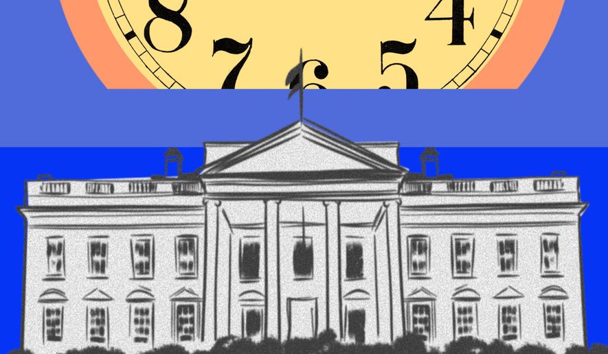 White House tradition and U.S. president's long history of hopeful messages at New Year's celebrations illustration by Linas Garsys / The Washington Times