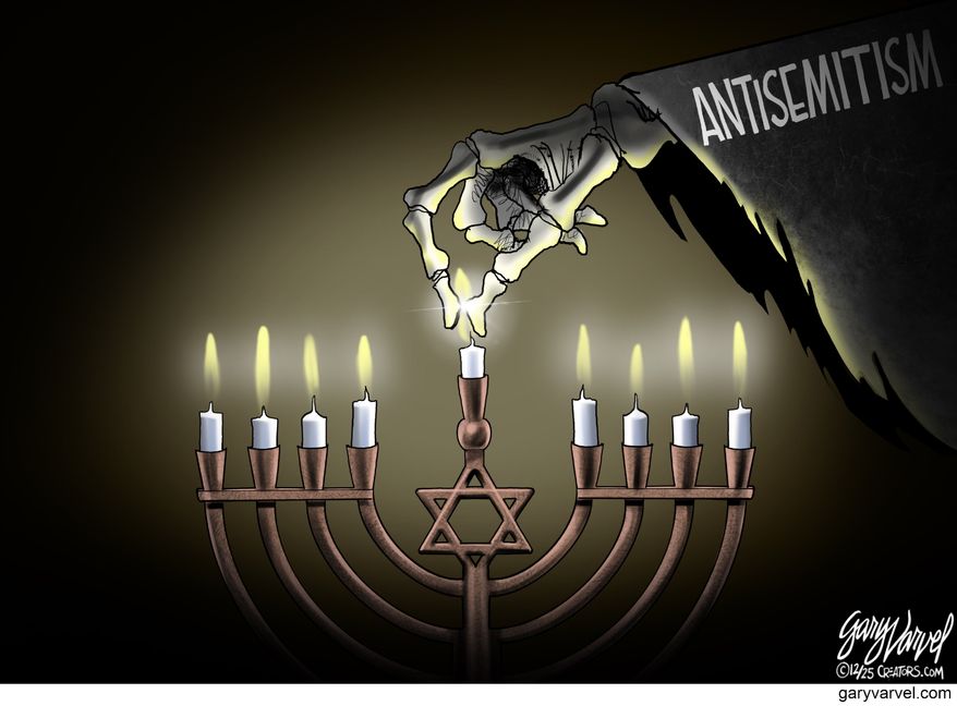 Antisemitism (Illustration by Gary Varvel for Creators Syndicate)