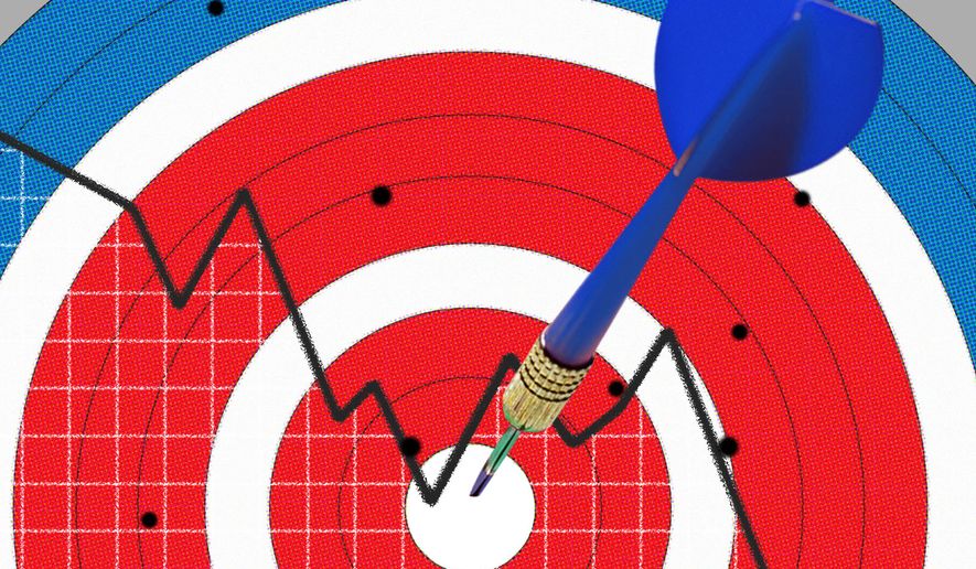 Reducing the United States of America's debt illustration by Linas Garsys / The Washington Times